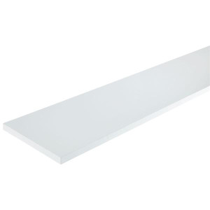 Finsa Melamine White Panel, 153mm x 8ft 6", PEFC & EUTR Certified, Shelving or Skeleton Construction