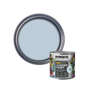 Ronseal Garden Paint Cool Breeze 750Ml, Water-based, Waterproof, 5-Year Colour Lasting, Rainproof in 1 Hour