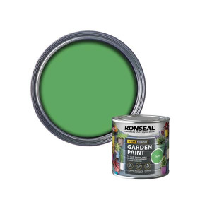 Ronseal Garden Paint Clover, 750ml, Water-Based, Waterproof, 5-Year Colour Lasting