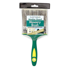 Fleetwood Brush Weatherguard Green Handle 5" Exterior Brush for Professionals and Home Users