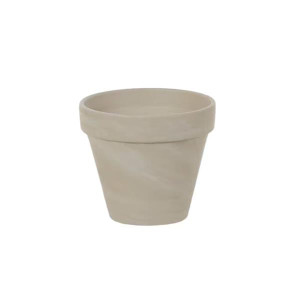 Woodlodge White Pot 18Cm Terracotta Planter for Outdoor Use