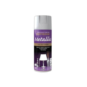 Silver Metallic Spray Paint by Rust-Oleum, 400Ml