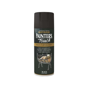Decorative Paint by Rust-Oleum, Satin Black, 400Ml