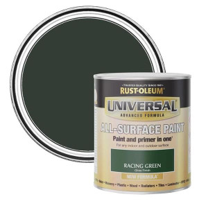 Rust-Oleum Universal All Surface Paint, Racing Green, 750Ml, Interior & Exterior Use, Durable Formula
