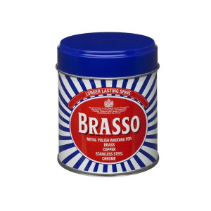 Brasso Metal Polish Wadding, 75g, for Metal Cleaning and Polishing, Brass, Copper, Stainless Steel, Chrome