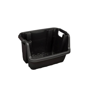 Strata Storage Tool Crate - Stackable Heavy-Duty Black - 140x40 cm