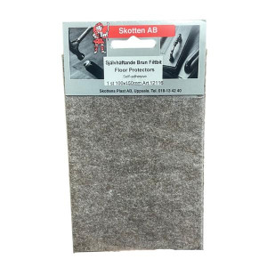 Skotten Floor Protectors 100 x 150mm for Hardwood, Tile, or Laminate Floors, Self Adhesive, Noise Reducing, Heavy Furniture Protection