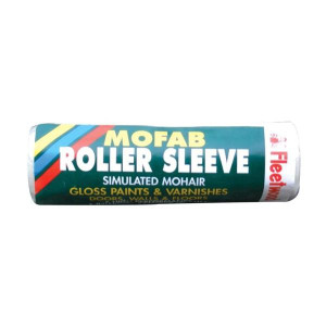 Fleetwood 9" Mofab Roller Sleeve for Gloss Paints and Varnishes, Easy Slip-On/Off Assembly, Simulated Mohair Fabric, 9 in