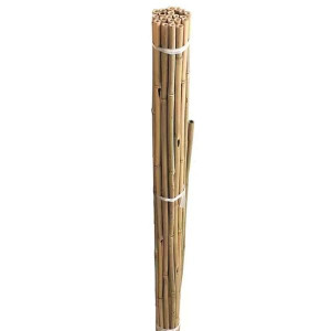 Grassroots Bamboo Cane 7Ft, 8Pk, Eco-Friendly Plant Support for Indoor/Outdoor Use, 8 Canes