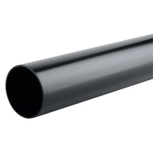 Wavin Roundline Downpipe, 68mm x 4m, PVC, BS EN 607/1462 Compliant