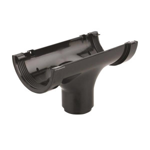 Wavin Roundline Gutter Running Outlet, 112mm, BS EN 607/1462 Compliant