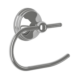 Tema Chrome Toilet Roll Holder, Easy-Install, Modern Bathroom Accessory, Chrome