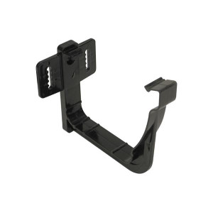 Wavin Stormline Gutter Support Bracket, 111mm, Black, Meets BS EN 607/1462 Standards