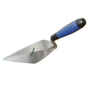 Tala 11 in. Steel Blade Brick Trowel for Construction