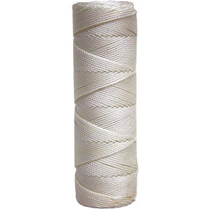 Tala Masons Line, 350Ft White Braided Line for Straight Edge and Plumb Line, Professional Quality