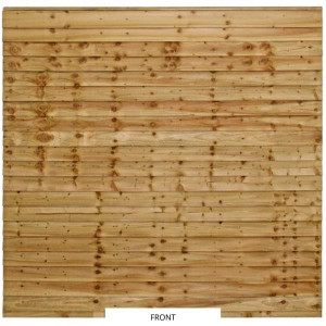 Tanascreen Fence Panel, 6ft x 6ft, Pressure Treated, Tan, for Outdoor Use