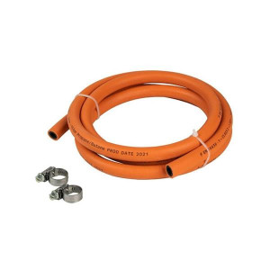 Calor 3M Gas Hose with Jubilee Clips, 8mm Thickness, 3m Length