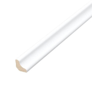Scotia Beading White 8Ft - Wood Moulding - 2.4m Length - White Finish