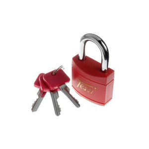 Tessi Lock 40M Colour - Red/Blue/Green/Black - 3 Keys, 10 Year Guarantee