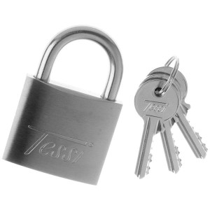 Tessi Padlock Marine 50Mm - Stainless Steel, 5-Pin Tumbler Lock, Corrosion Resistant, for Outdoor Use