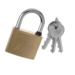 Tessi Lock 60Mm Short Shaft, Stainless Steel, 5-Pin Tumbler Lock, Corrosion Resistant, Outdoor Use
