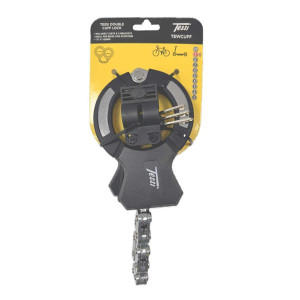 Tessi Double Cuff Bike Lock With 2 Brackets for Bicycles
