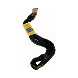 Tessi Hardened Steel Chain Lock, 8mm x 1.5m, Black