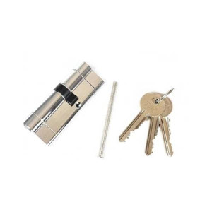 Tessi Door Cylinder Snap 45/35, Anti-Pick, Anti-Bump, Anti-Drill, Anti-Snap Lock, Chrome Finish