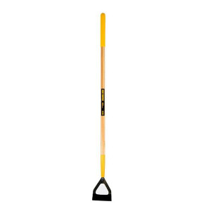 True Temper Dutch Hoe D Grip, 125mm/32mm, Heavy Duty Steel Head, Larch Wood Handle