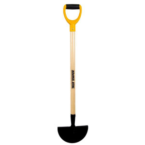 True Temper Lawn Edger D Grip, Carbon Steel Head, Larch Wood Handle