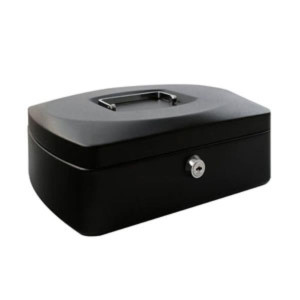 Tessi Cash Box 8" Black, 200mm(W) x 90mm(H) x 160mm(D)