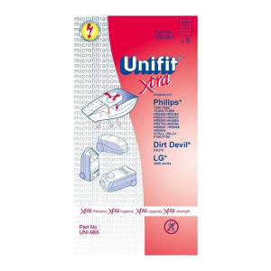 Unifit Dust Bag 98 for Philips and Dirt Devil Vacuum Models