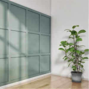 Shaker Wall Panel Kit by B&G, 1.2M, White, Unfinished MDF Strips for Home Decor