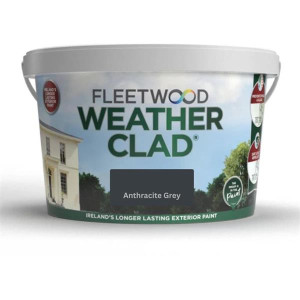Fleetwood Weather Clad Anthracite Grey 7016 10L Exterior Masonry Paint