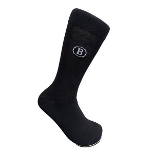 Boyle For Men Plain Cotton Socks for Men - Black, 100% Cotton, Breathable, Soft