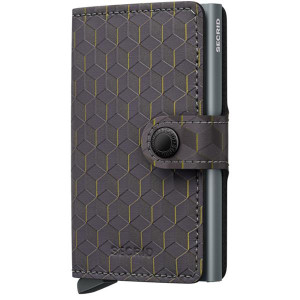 Secrid Optical Miniwallet Grey Yellow for Men