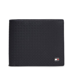 Tommy Hilfiger Emboss Mini CC Wallet - Black