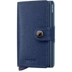 Secrid Crisple Miniwallet - Compact, Secure, and Stylish Navy Card Holder