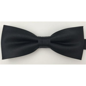 Zazzi Regular Black Satin Bow for Men
