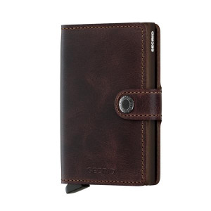 Secrid Vintage Miniwallet for Men - Chocolate