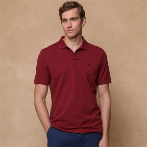 Magee Marfagh Polo Shirt, Red, 100% Cotton, Smart-Casual, Men's