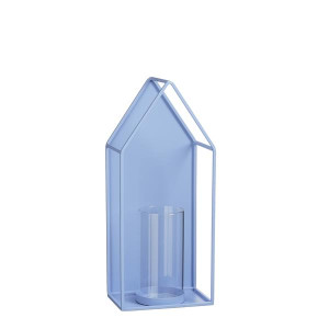 Edelman Mica Decorations Manna Candle Lantern Black L16cm X W10cm X H36.5Cm