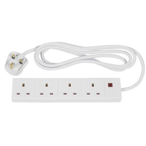Powermaster 4 Gang 2M Extension Lead