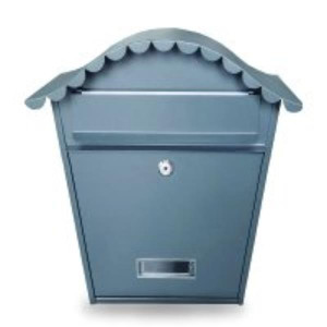 Manor Grey Traditional Steel Postbox