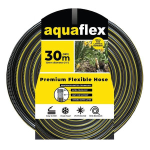 Aquaflex Premium Hose With Gun And Fittings 30M