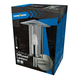 Powermaster Cylindircal Diffused Lantern E27 Ip44