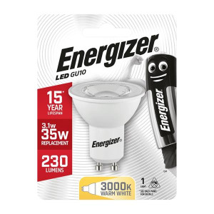 Energizer Gu10 Led Warm White  230 Lumens 3W(35W)