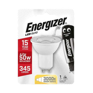Energizer 4.2W (50W) Gu10 Led Light Bulb Warm White
