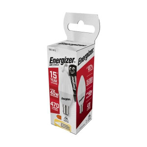 Energizer B15 Led Candle Warm White 470 Lumens 4.9W(40W)