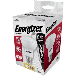 Energizer 10.5W (60W) E27 R80 Reflector Led Light Bulb Warm White